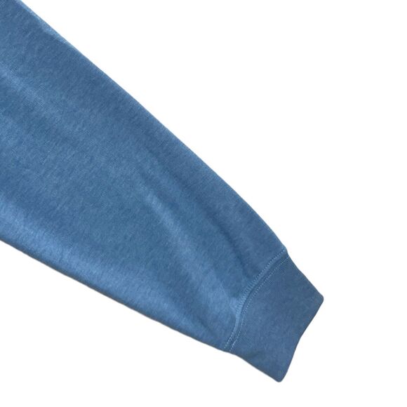 Lands’ End Blue Men Long Sleeve Button Up Sweater Pullover SZ/ L-42-44 - Picture 6 of 10